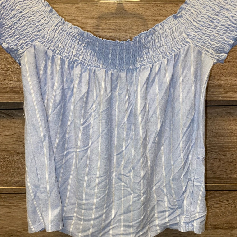 Light blue striped shirt